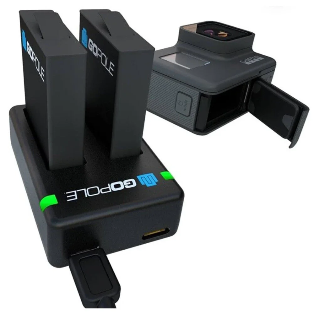 Gopole Dual Battery And Charger - Black